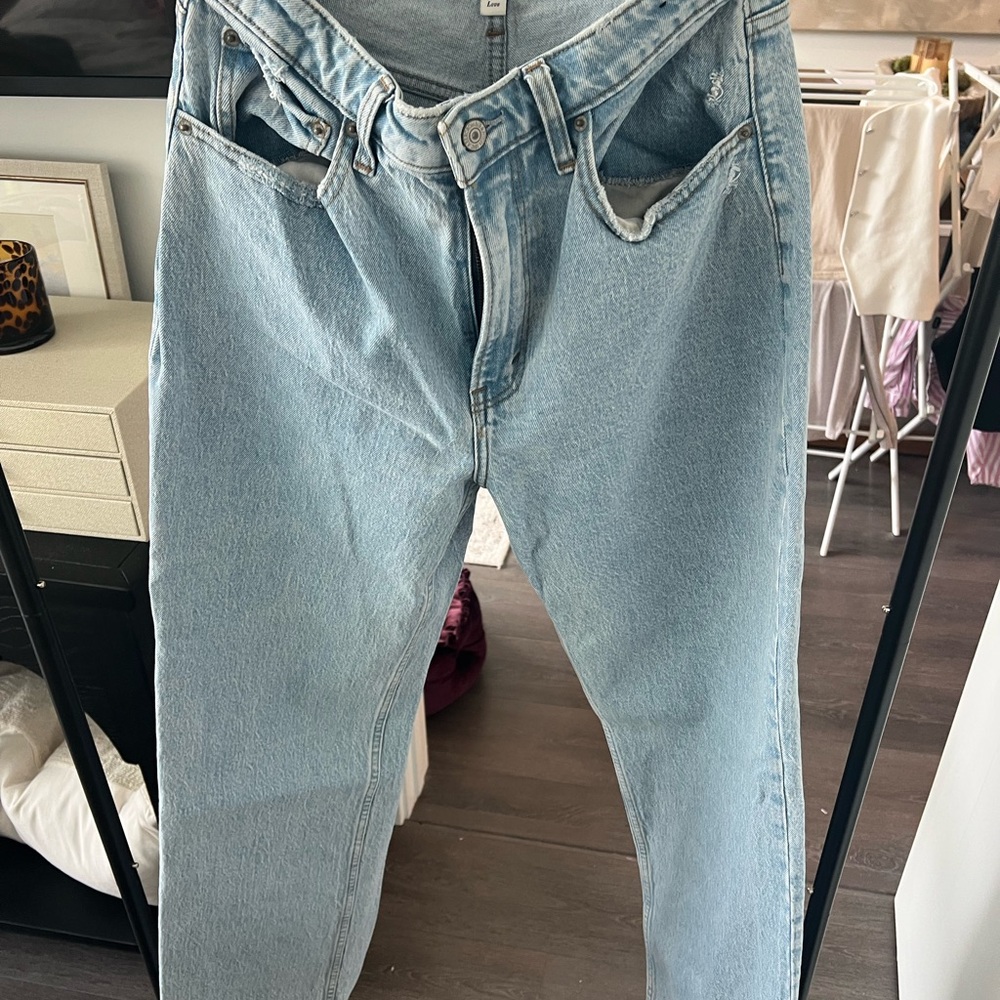 Abercrombie & Fitch Light Blue Women's Straight Jeans
